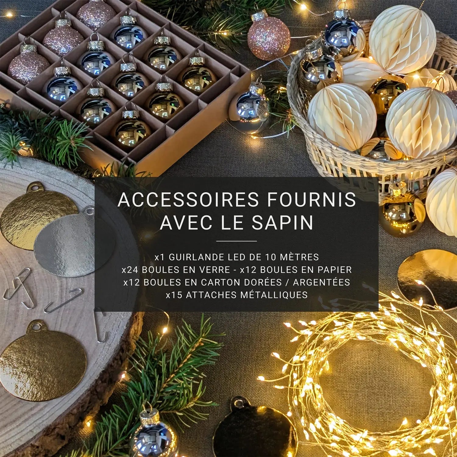 Mon Beau Sapin - 176cm Studio Carton Brut