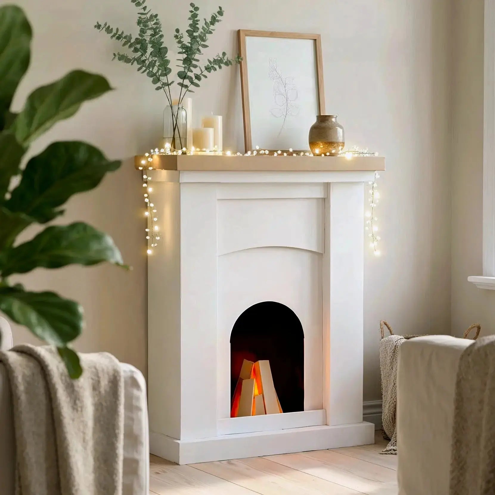 Cheminée Décorative Cosy Studio Carton Brut