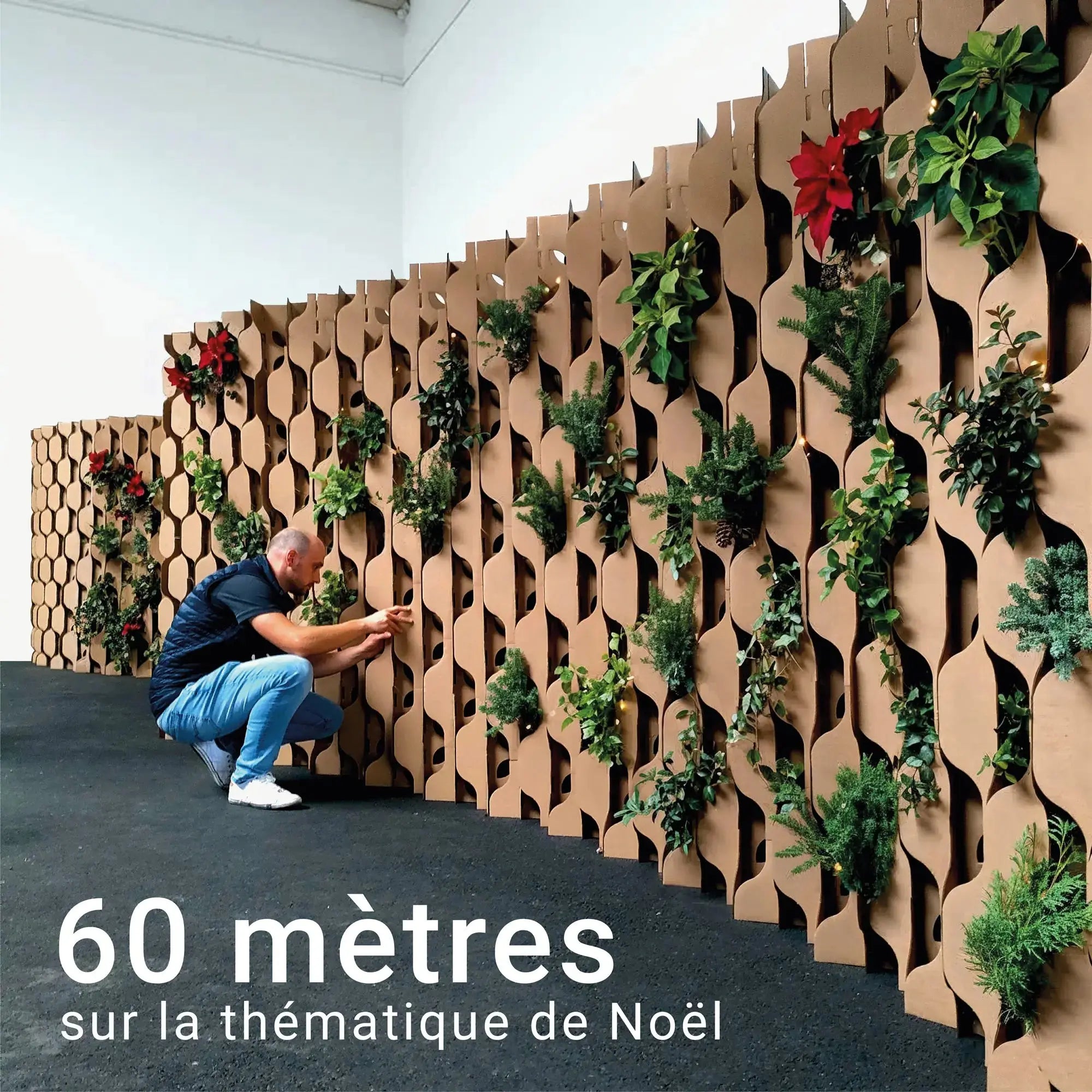Claustra Écru - pack 48 pièces Studio Carton Brut