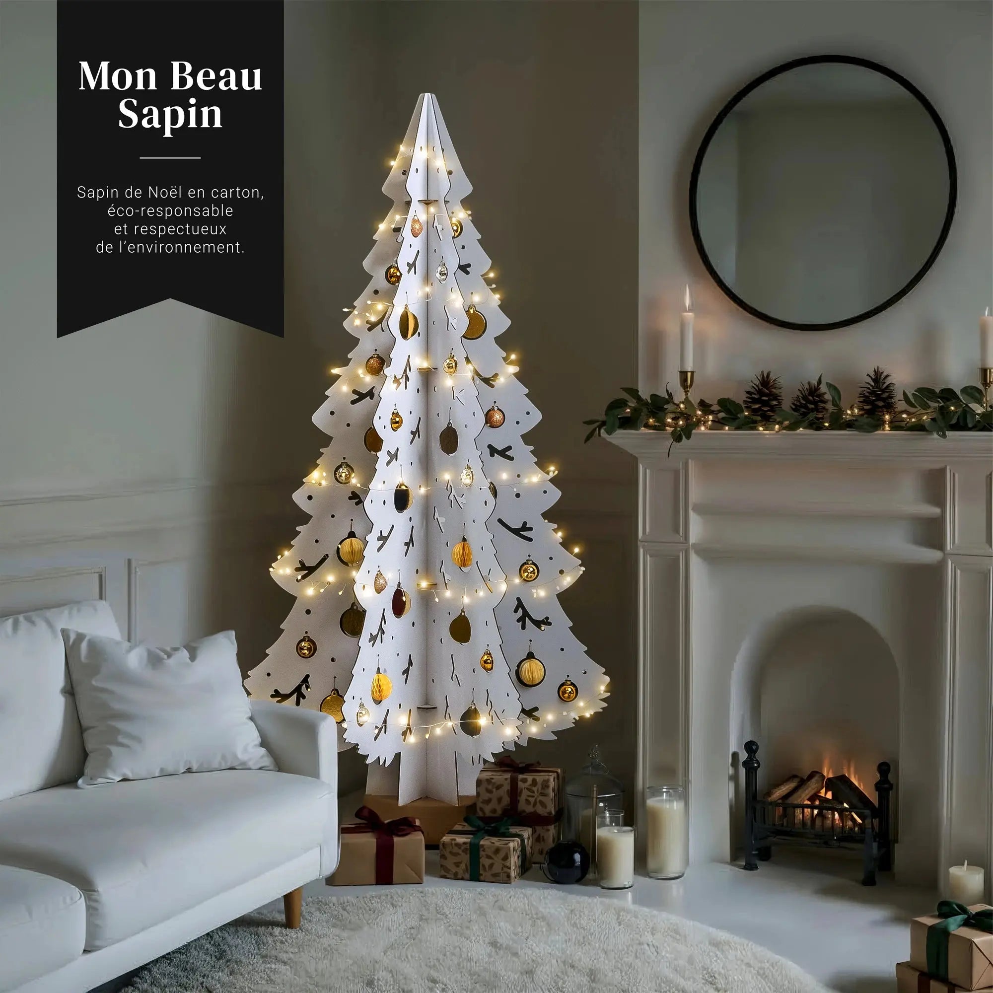 Mon Beau Sapin - 176cm Studio Carton Brut