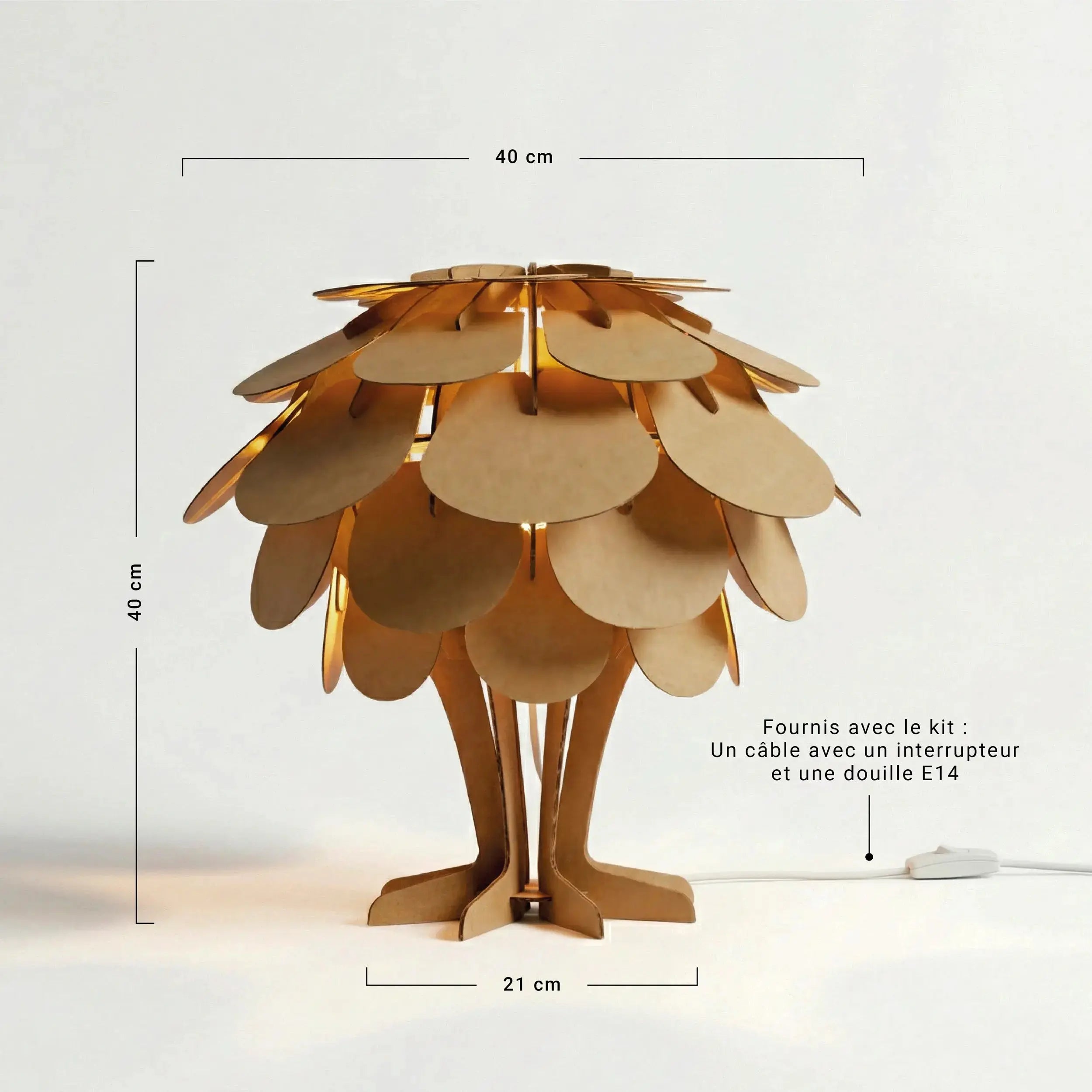 Luminaire Design - Flora Studio Carton Brut