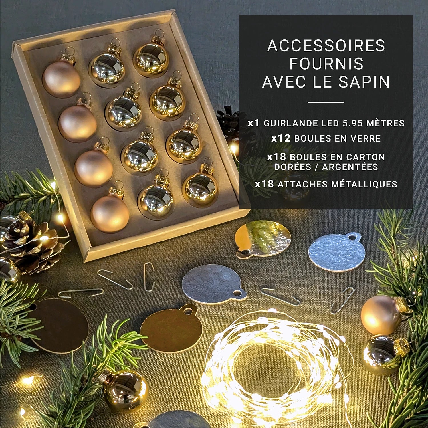 Mon beau Sapin - blanc - 87cm Studio Carton Brut