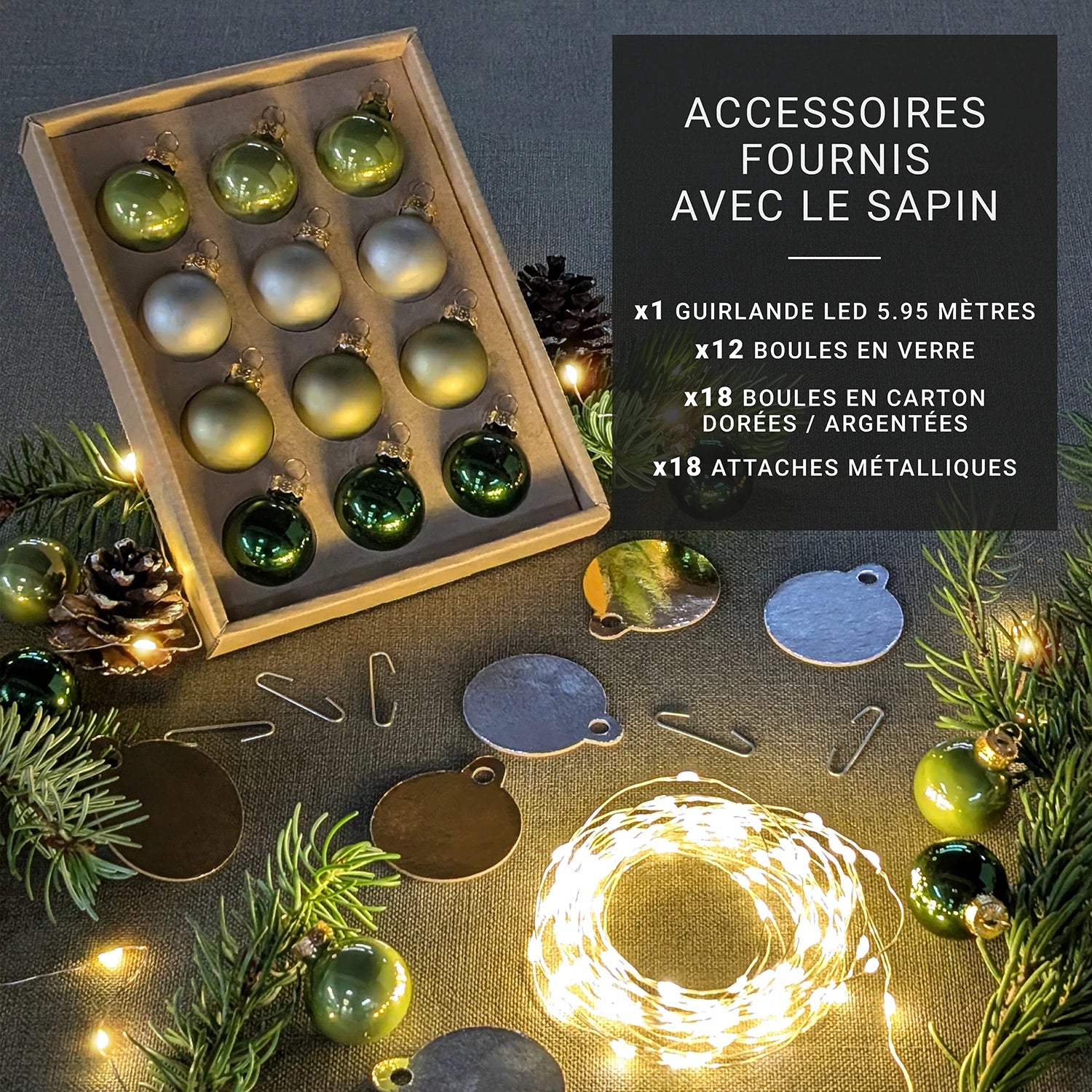 Mon beau Sapin - écru - 87cm Studio Carton Brut