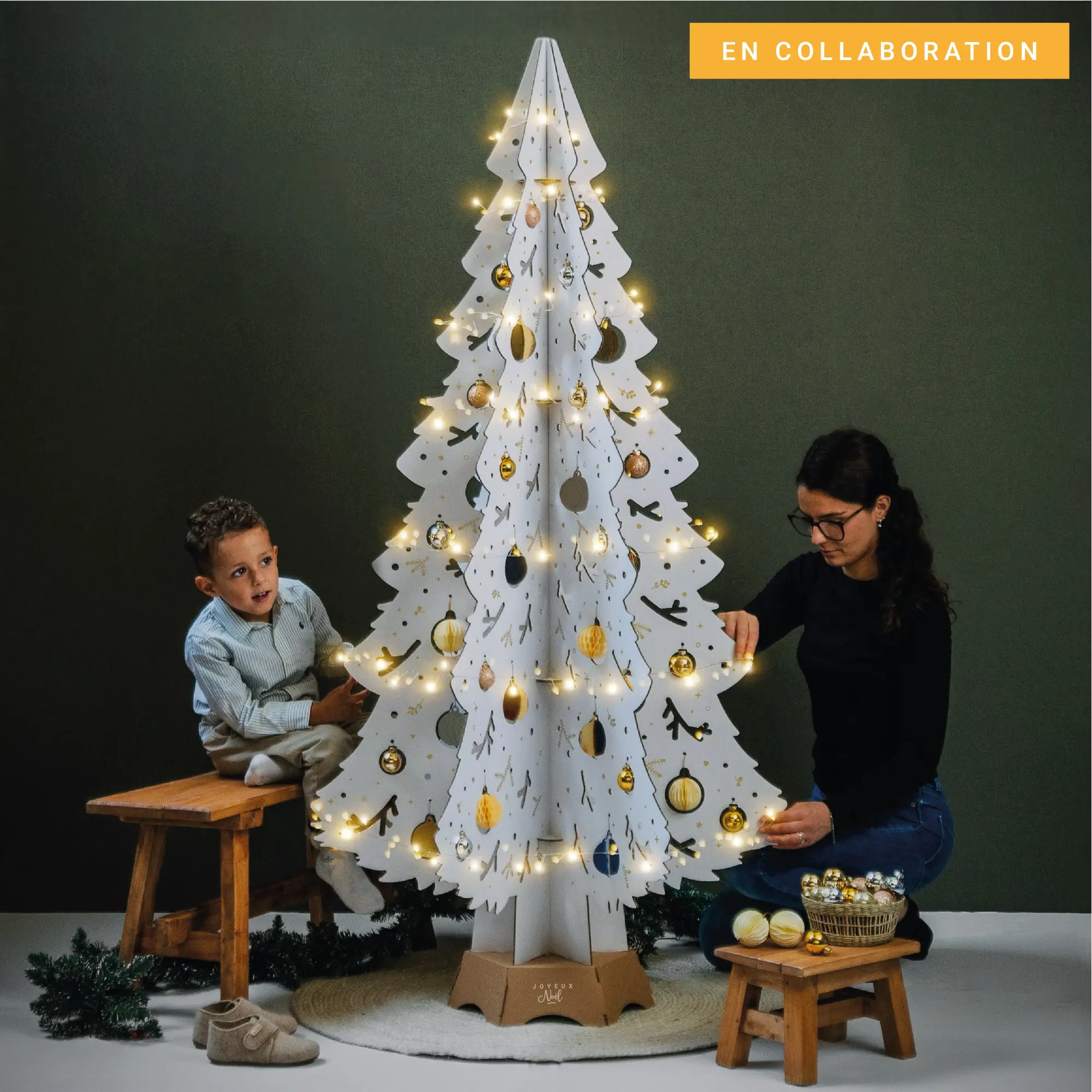 Mon Beau Sapin - 176cm Studio Carton Brut
